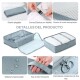 Set Organizador Valija Viaje Almacenamiento Equipaje X9 Unid Gris