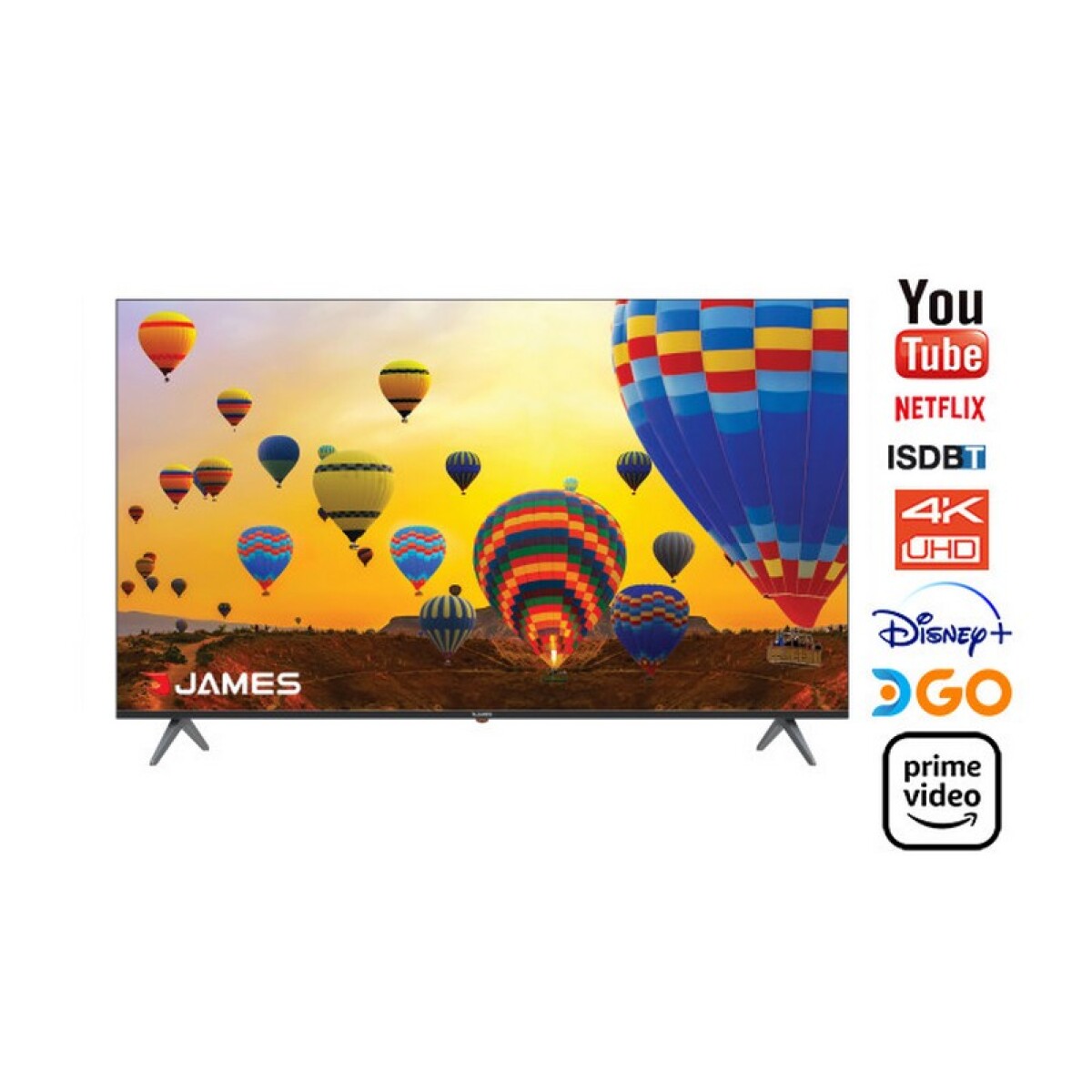 TV JAMES 65" LED SMART TV 4K 