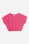 Remera con elástico FUCSIA