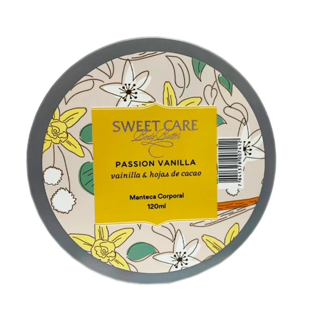SWEET CARE MANTECA CORPORAL VAINILLA 120 única