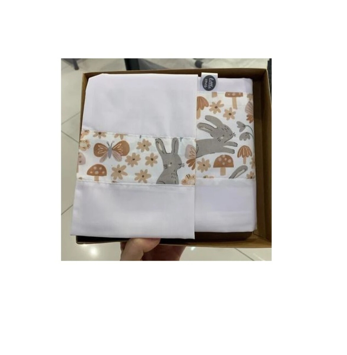 Sabanas minicuna colecho Little Ones - flores 