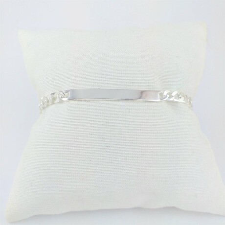 Pulsera de identidad de plata 925, largo 19cm, ancho 5mm, espesor 1mm. Pulsera de identidad de plata 925, largo 19cm, ancho 5mm, espesor 1mm.