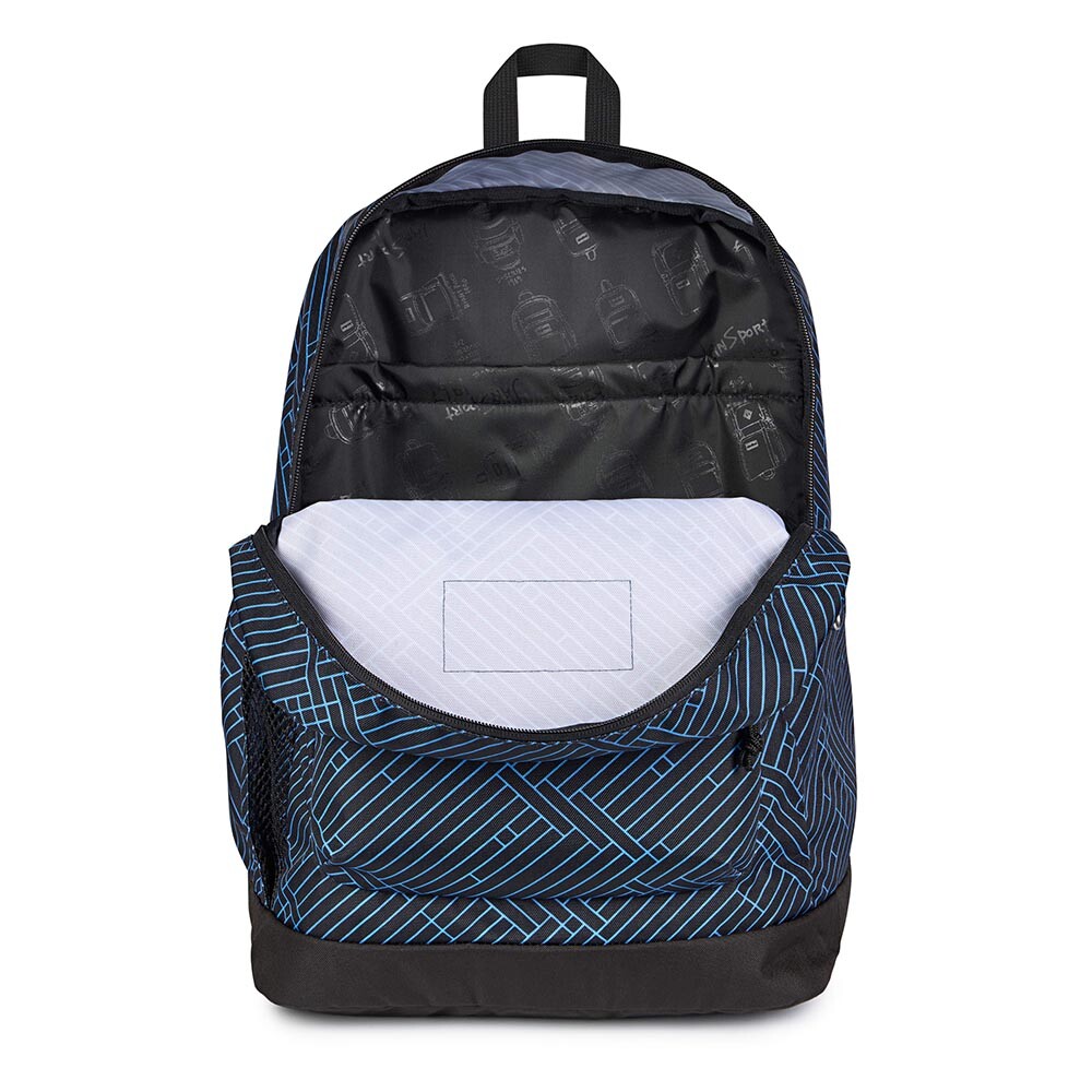 Mochila Portalaptop Cross Town Plus Black/Black/Azul
