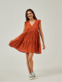 Vestido Targu Terracota