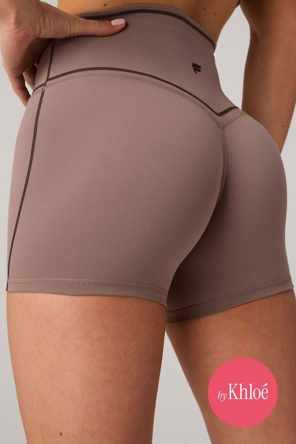 Short The No-Seam Pureluxe Tlc Short 4 Mujer Desert Shadows/Dark Sienna