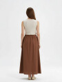 Falda Azur Marron