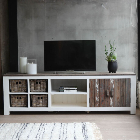 RACK MADERA BLANCO AIM