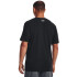 UA CAMO CHEST STRIPE SS-WHT BLK-001