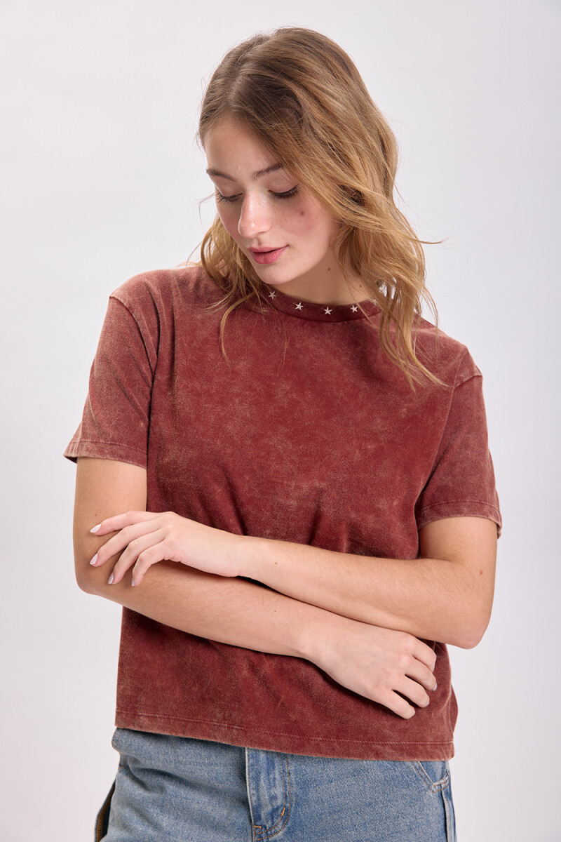 Remera estampa Terracota