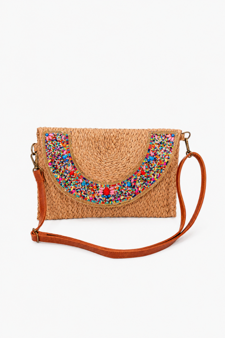 Bandolera Canutillos Marron Medio