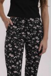 PANTALON LAURA ESTAMPADO NEGRO Y ROSA