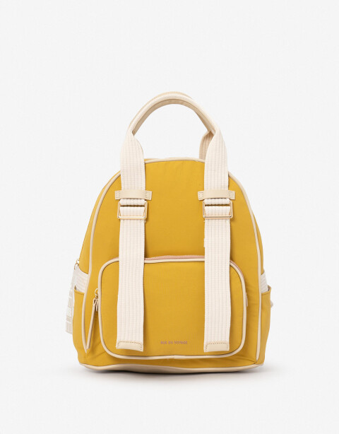Mochilas Urbanas Mochila Rue Du Voyage - Amarillo Mostaza