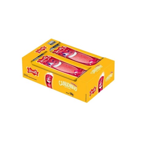 DOCILE Canudinho Gomas Tiras Frutilla DISPLAY 12Pcs 15Grs DOCILE Canudinho Gomas Tiras Frutilla DISPLAY 12Pcs 15Grs