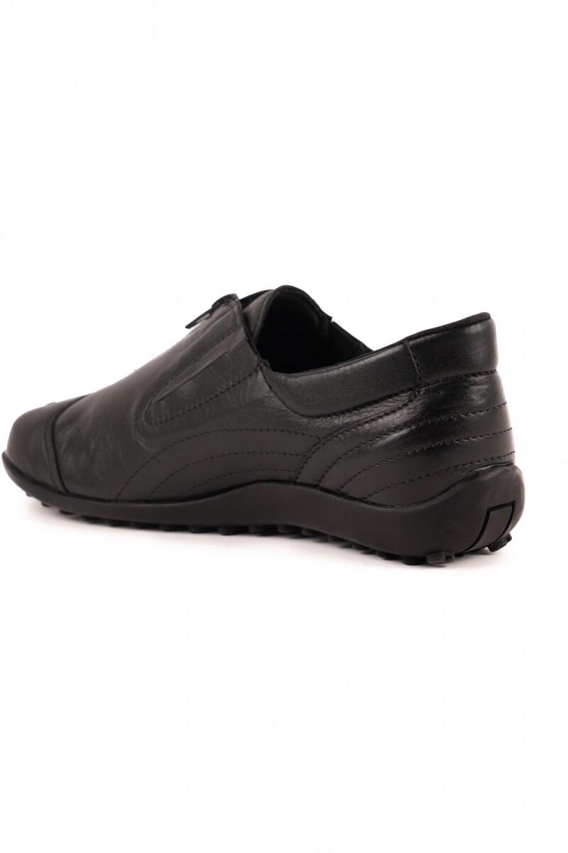 ZAPATO DE CUERO ALMA NEGRO