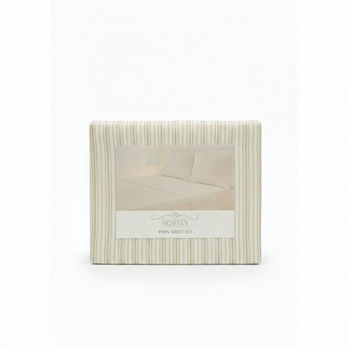 JGO SABANA ESTAMP BEIGE TWIN 120X200+30CM 3PZAS 