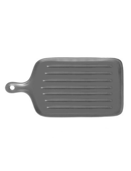 PLATO RECT. CERAMICA 29x15x3CM GRIS MATE PLATO RECT. CERAMICA 29x15x3CM GRIS MATE