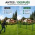 Cerco Reja Perimetral 2,50 x 1,83 m con Poste y Grampas Verde