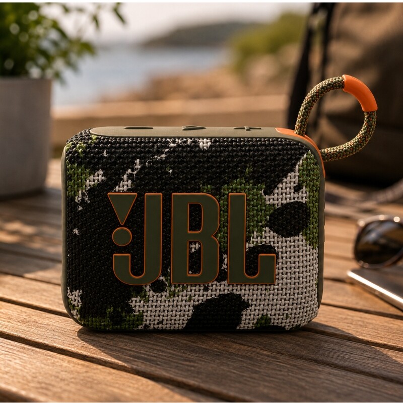 PARLANTES JBL GO4 BT CAMUFLADO Parlantes Jbl Go4 Bt Camuflado