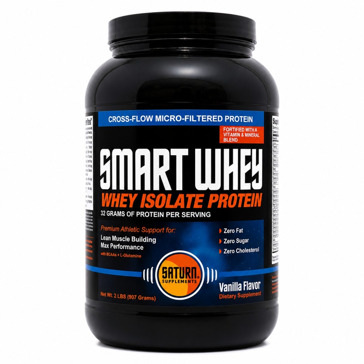 Saturn Supplements Smart Whey Isolado 2lb - Vainilla 