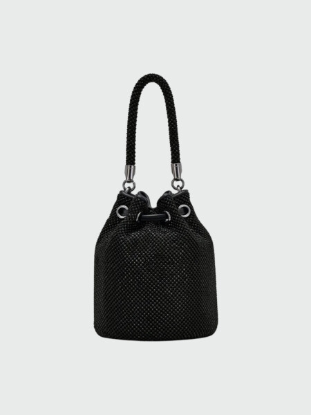 Marc Jacobs - Bolso bombonera metálico, The Mini Bucket Negro