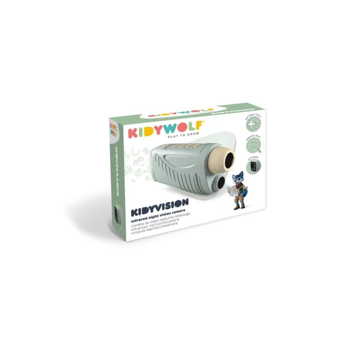 Camara De Vision Nocturna Infrarroja Para Chicos Kidywolf 