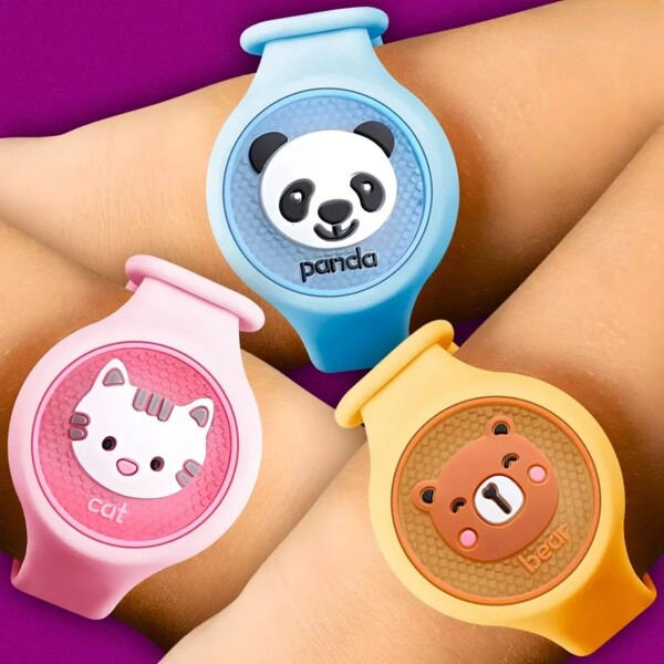 Pulsera Niños Anti Mosquitos Repelente Citronela Infantil Variante Color Azul