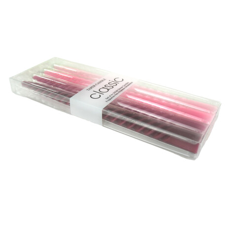 VELA SET X4UDS TORNEADA COLOR 25CM DIF TONOS VELA SET X4UDS TORNEADA COLOR 25CM DIF TONOS
