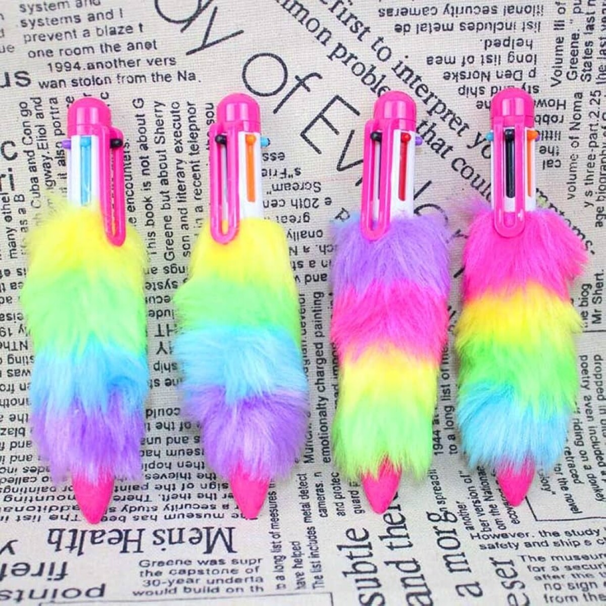 Lapicera Multicolor con Peluche x1 