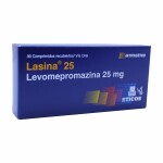 LASINA 25 MG. CJ X 30 COMP. REC. única