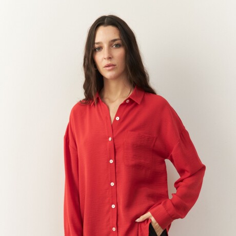 CAMISA AQUA Rojo