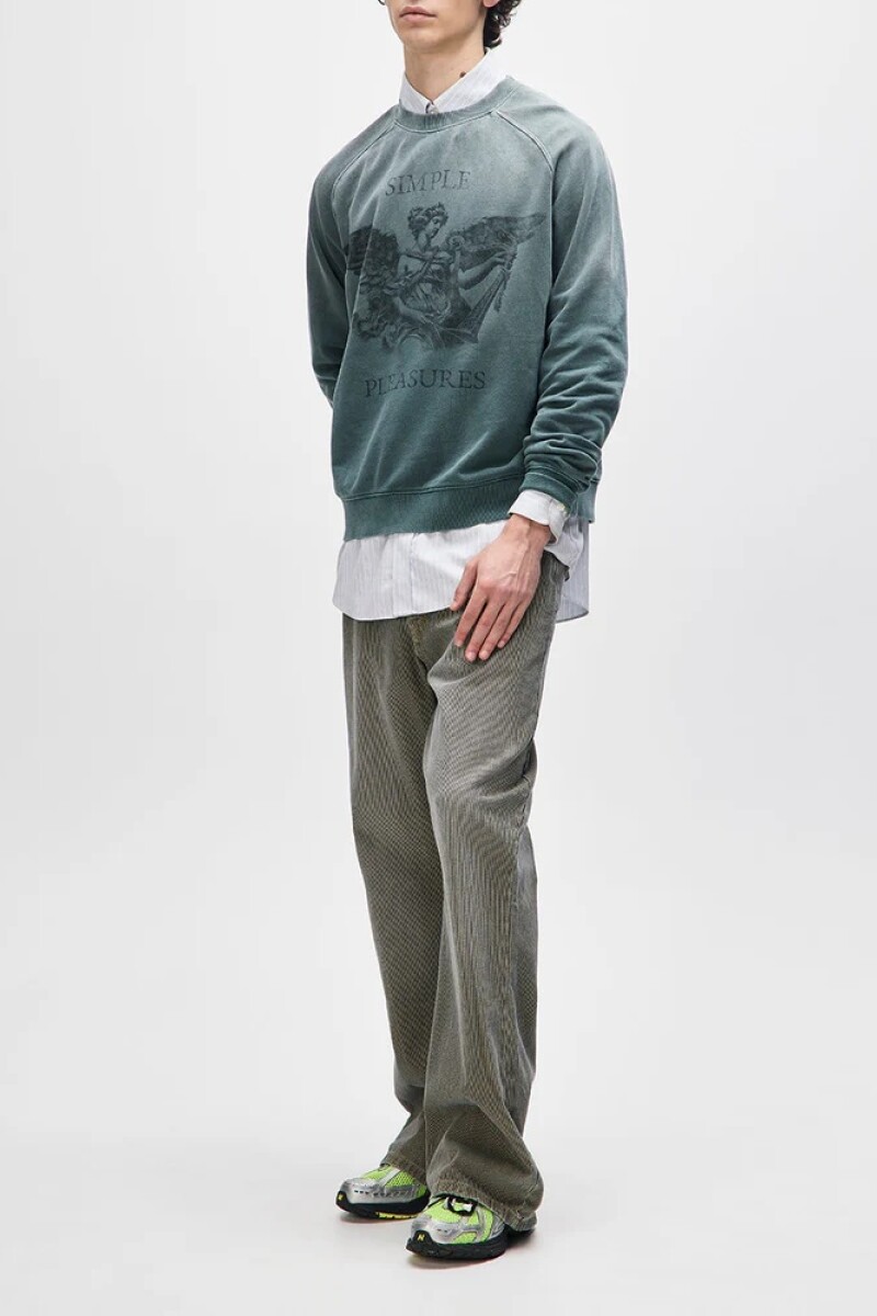 Black And Blue Crew Verde