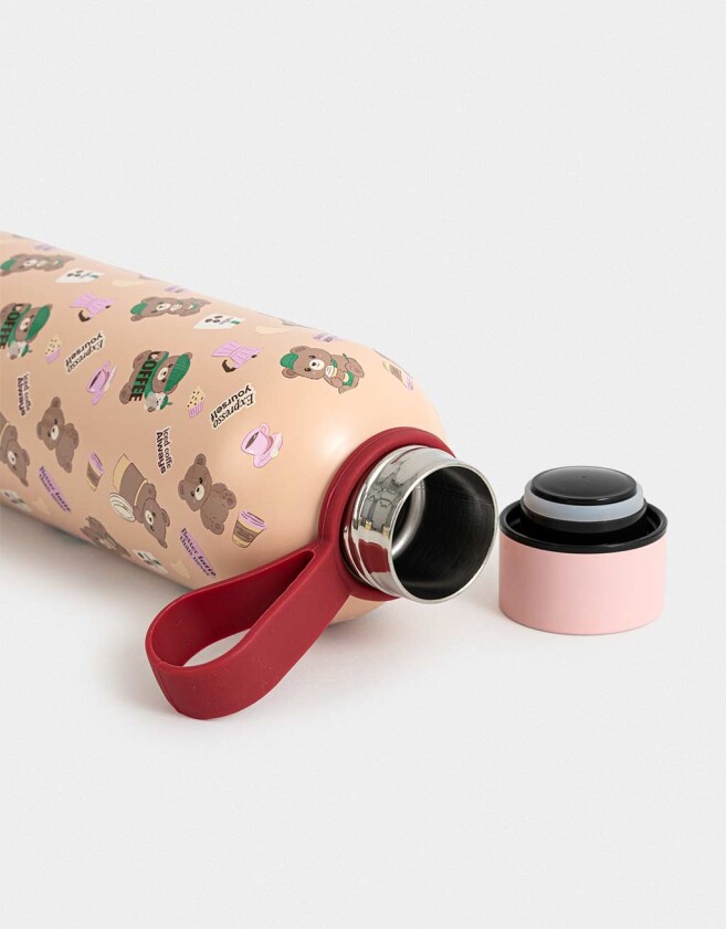 Artículos cocina Botella De 500ml Con Strap - Amarillo Claro