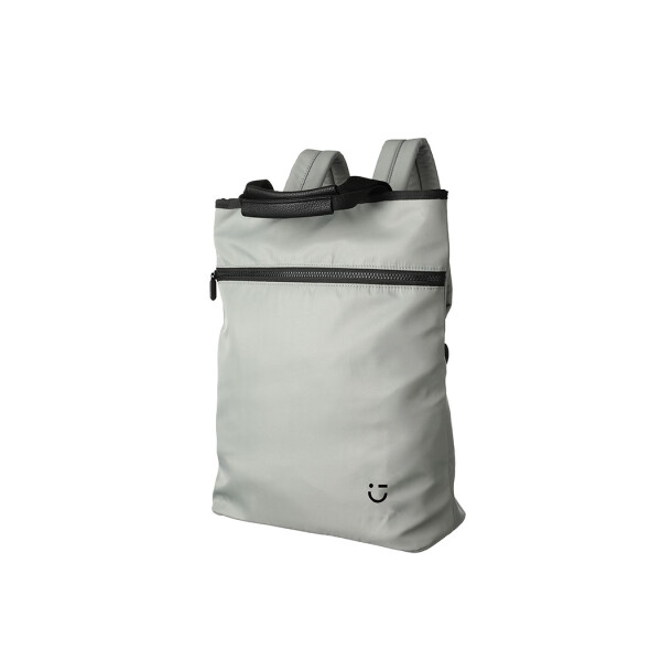Mochila rectangular gris