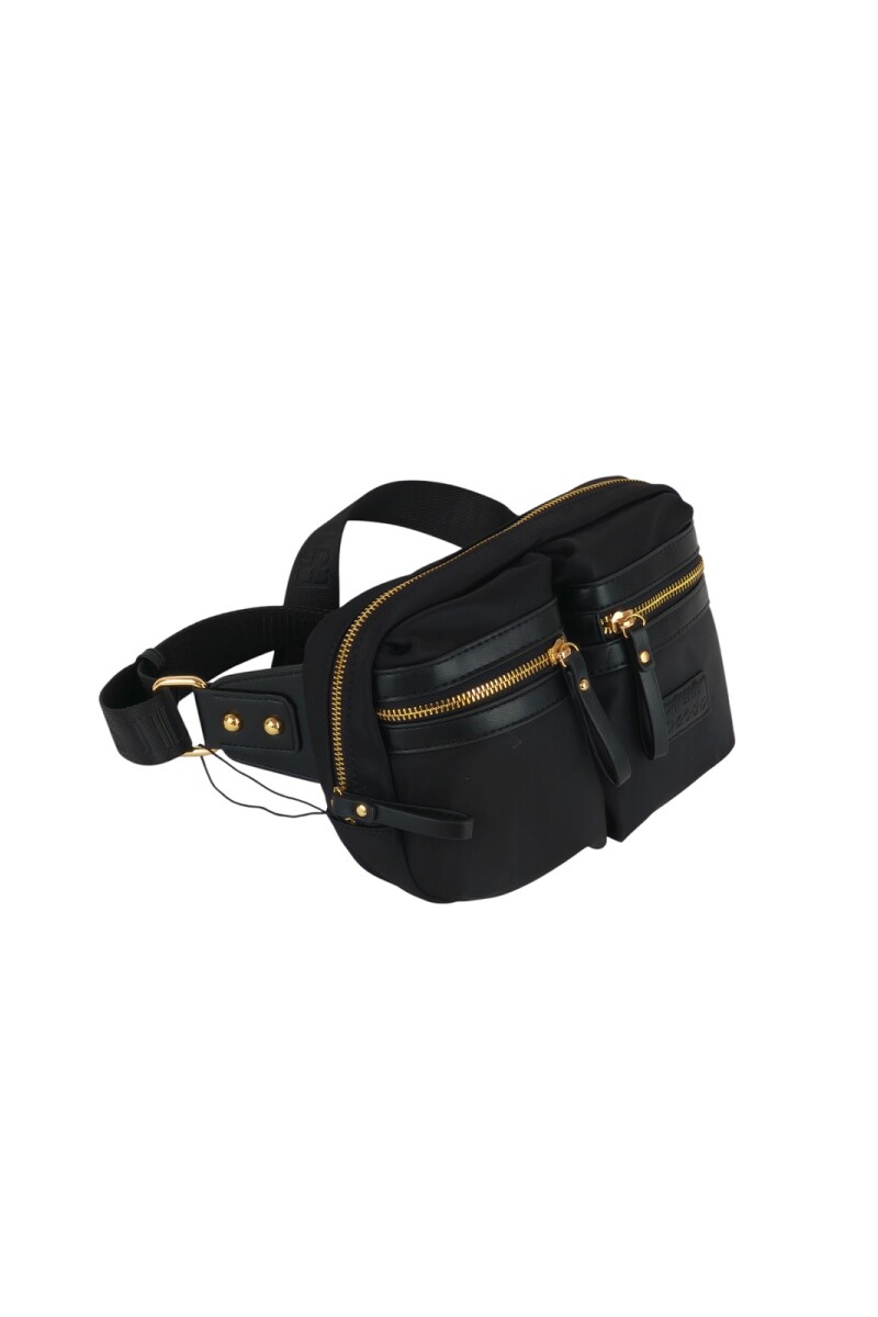 Riñonera con bolsillos Negro