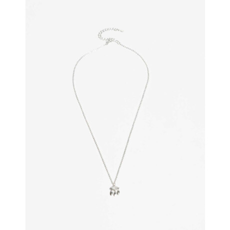 Cadena Con Dije Plata 925 Y Cubic Plateado