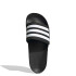 Sandalia Unisex Adidas Adilette Shower Velcro Negro - Blanco