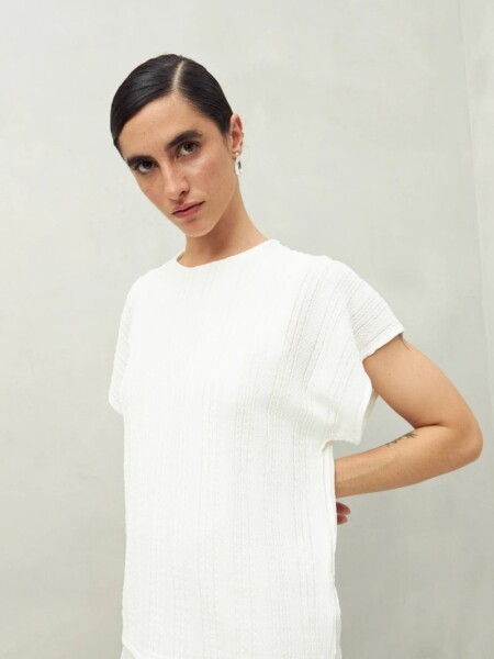 BLUZA D.CASSIN LUNA BLANCO