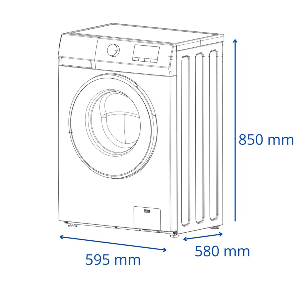 LAVARROPAS JAMES 10-KG BLANCO LR 1016 G4 BL
