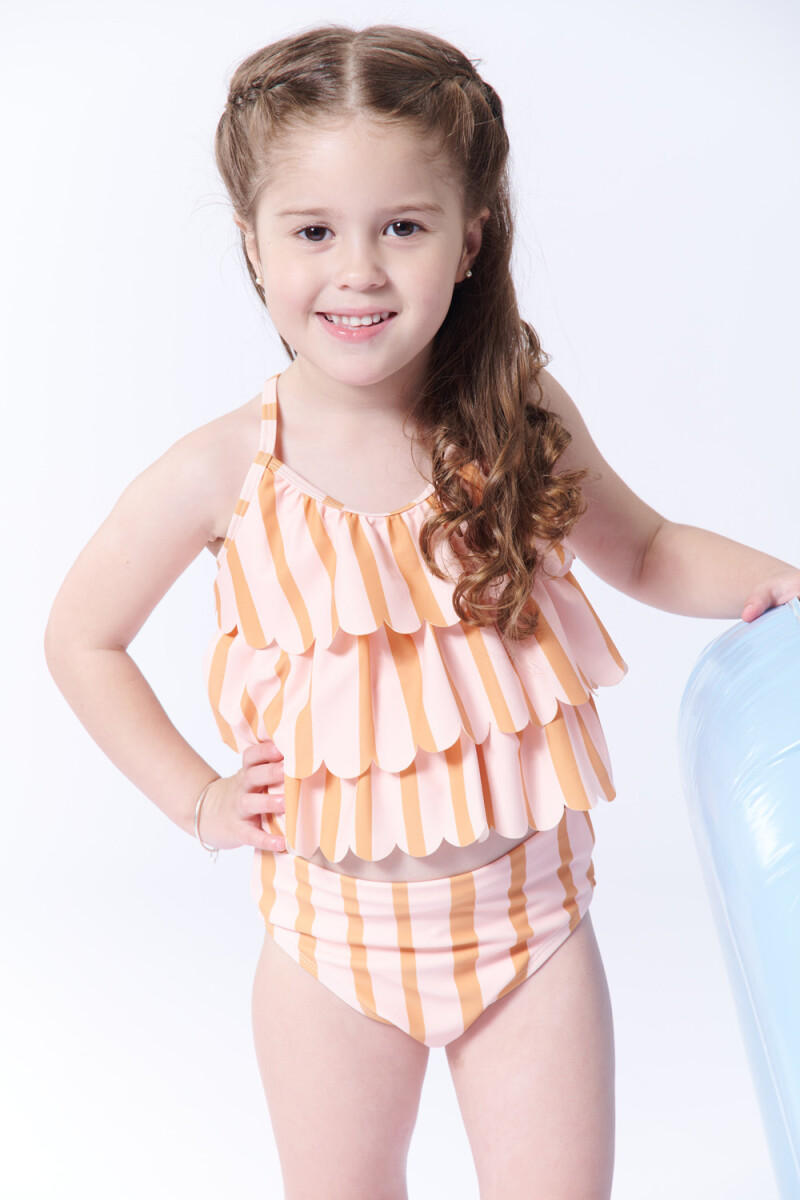 Top - Rayas Rosado 