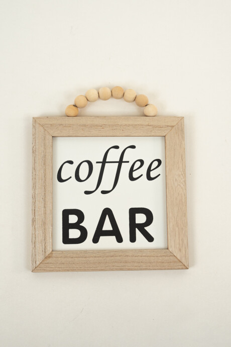 Cuadro Coffee Bar Color Unico