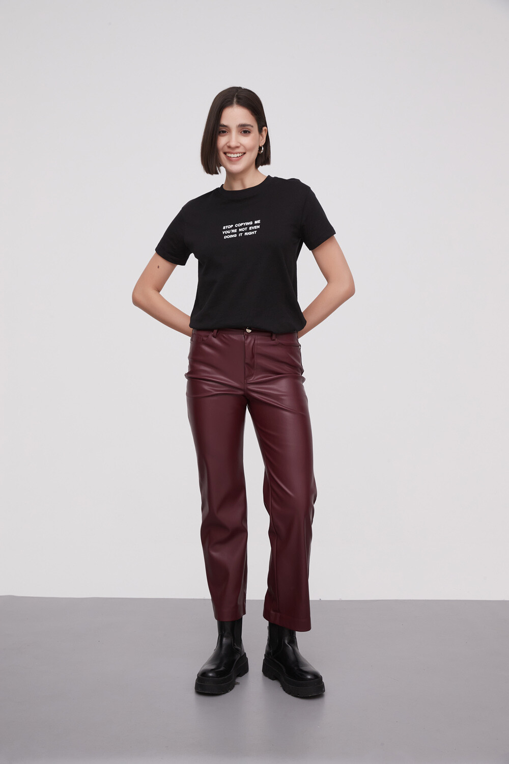 Pantalon Rivera Bordeaux Oscuro