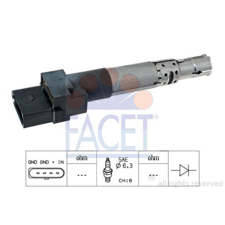 BOBINA ENCENDIDO VOLKSWAGEN AUDI A3 3.2 V6 TOUAREG CAYENE 3.6 022905100L - BOBINA ENCENDIDO VOLKSWAGEN AUDI A3 3.2 V6 TOUAREG CAYENE 3.6 022905100L -