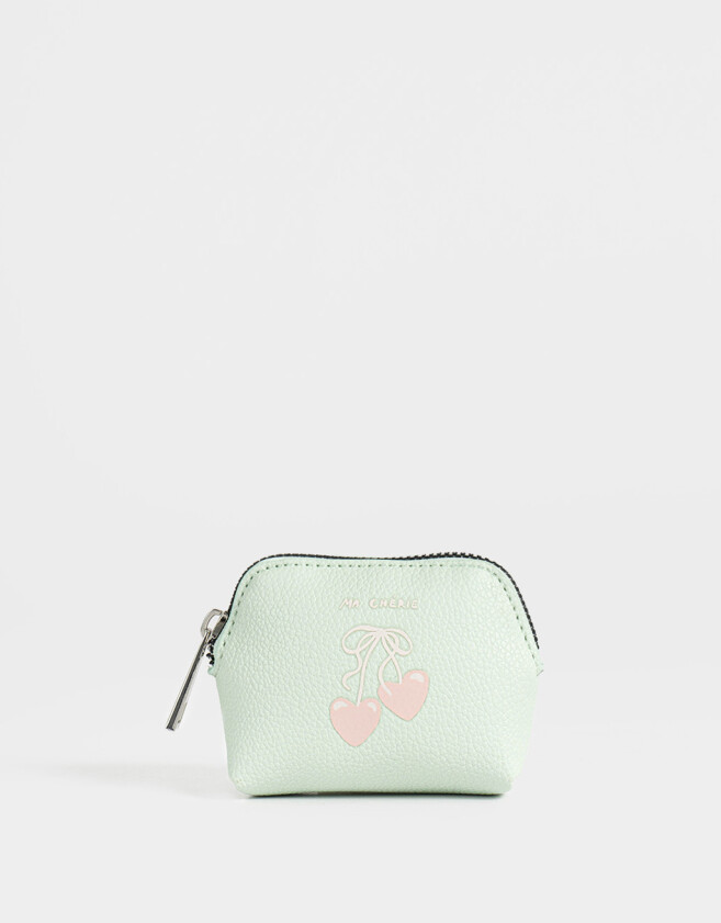 Monederos Monedero Estampado - Verde Claro