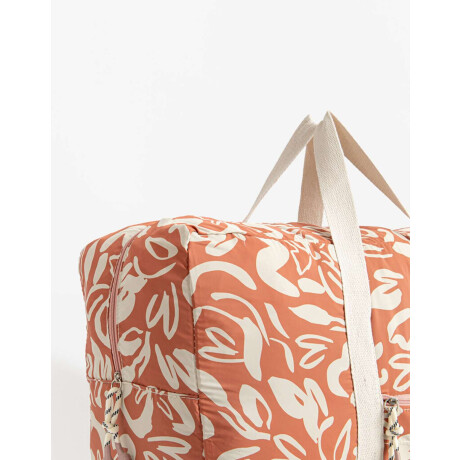 Bolso Plegable de Material Reciclado Estampado Flores
