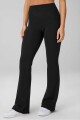 Pantalón Pureluxe High-Waisted Tlc Kick Flare Mujer Black