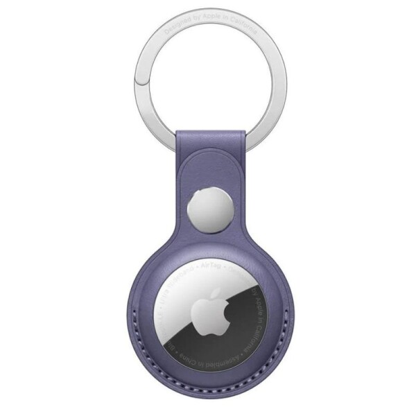 Case Apple Airtag Leather Ring Wisteria Case Apple Airtag Leather Ring Wisteria