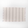Individual 35x46 con Flecos Tusor Soft Rayas Beige
