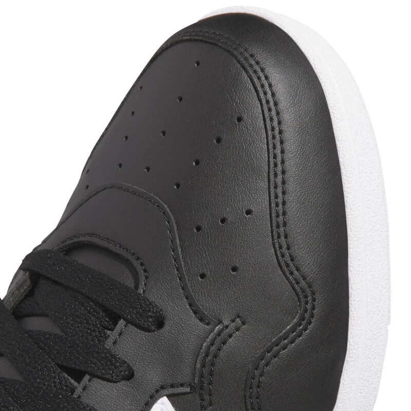 Championes Unisex Adidas Hoops 4.0 Mid Negro - Blanco