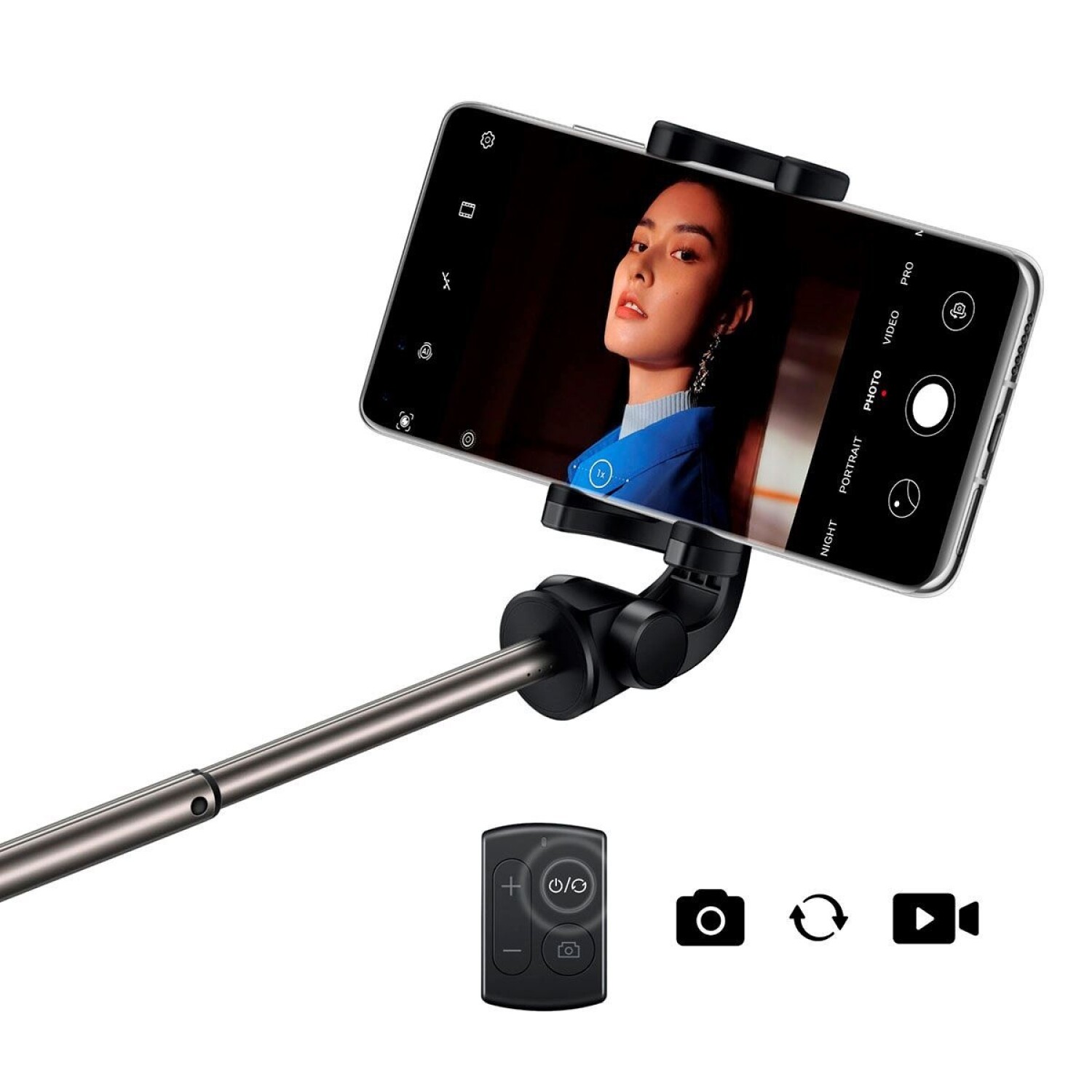Emart Trípode para iPhone, trípode para teléfono celular, soporte vertical  para selfie, ajustable de 52 pulgadas de alto, portátil, tripod de viaje