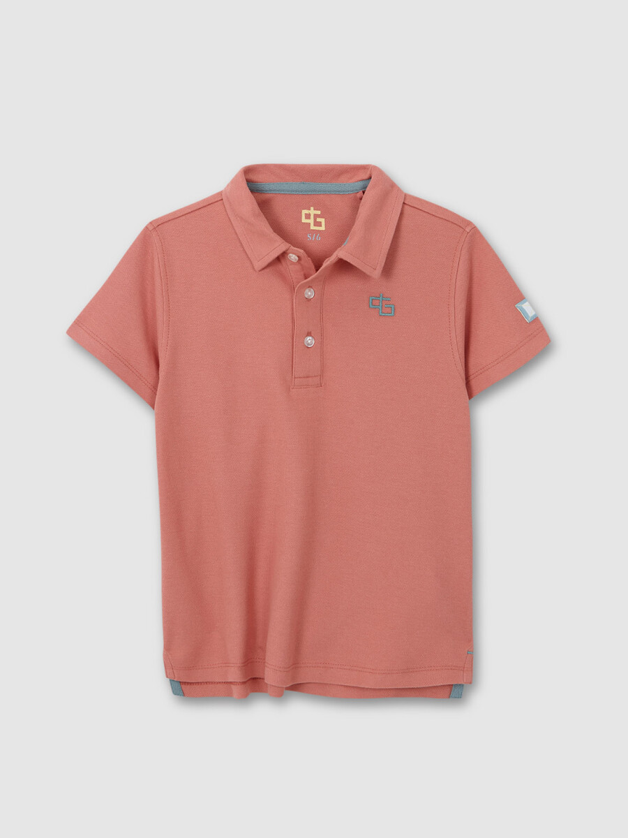 Polo Logo Coral